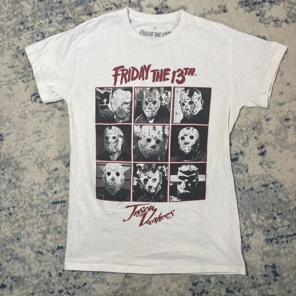 Adult Halloween Friday The 13th Shirt Size Small Jason Voorhees Great Condition